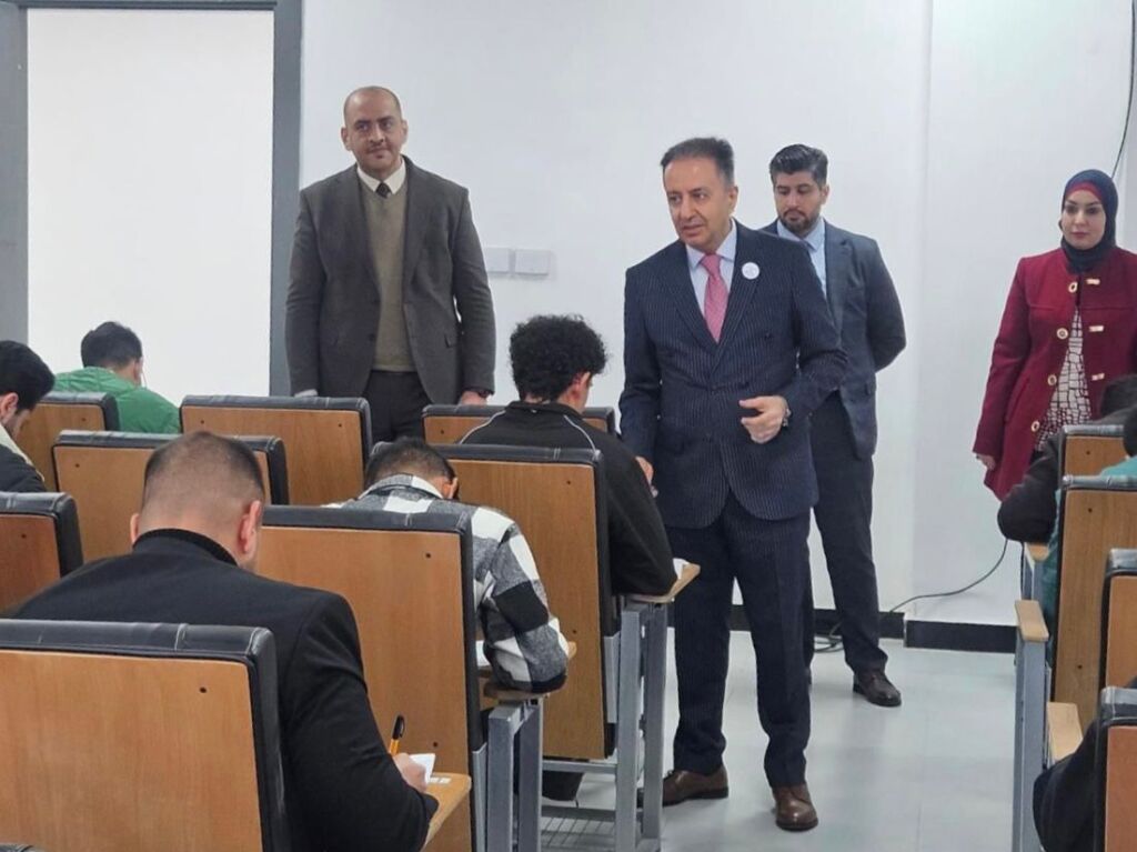 Final First-Semester Exams Begin for First-Year Students at the Technical Engineering College – Al-Bayan University